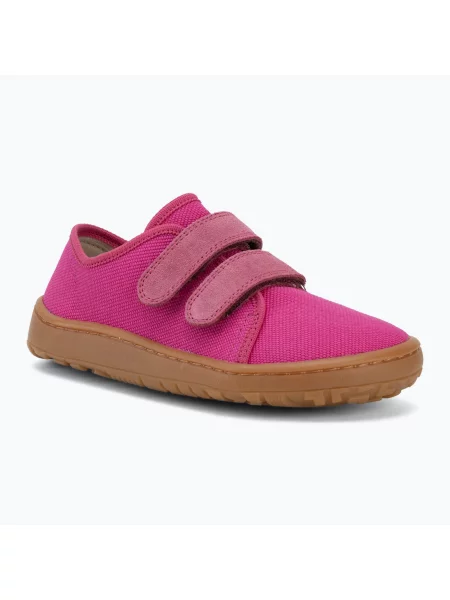 Gyerek barefoot cipők Froddo Canvas fuchsia. Méret: 21 EU rózsaszín