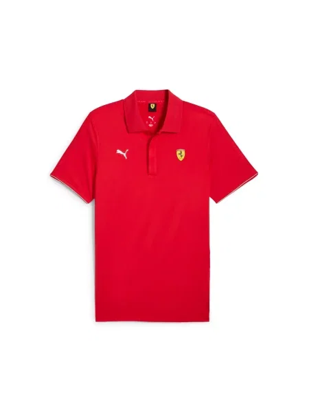Polo Puma Ferrari Race Cloudspun czerwona