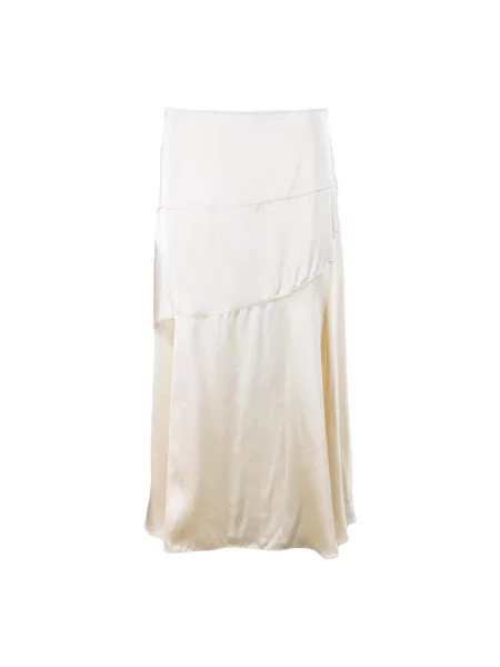 Długa spódnica maxi Jil Sander beżowa