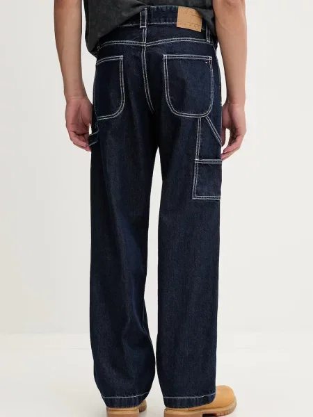 Tommy Jeans jeansy relaxed fit granatowe