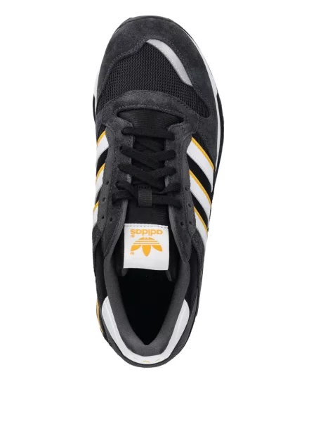 Sneakerși Adidas Predator cu broderie cu dungi din piele de căprioară albastru