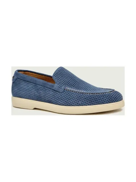 Baldinini Pantofi loafer | piele întoarsă albastru
