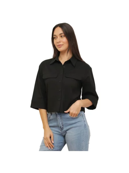 Košulja La Modeuse crna