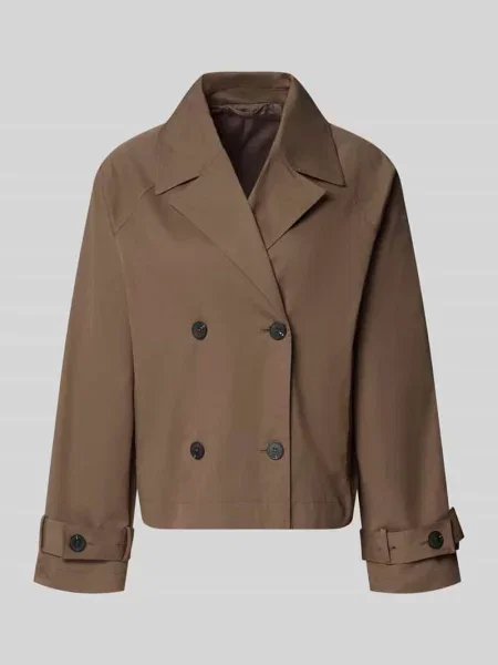 Kurtka w stylu trenczu o kroju regular fit z mieszanka bawełny model NEW CILO' Selected Femme