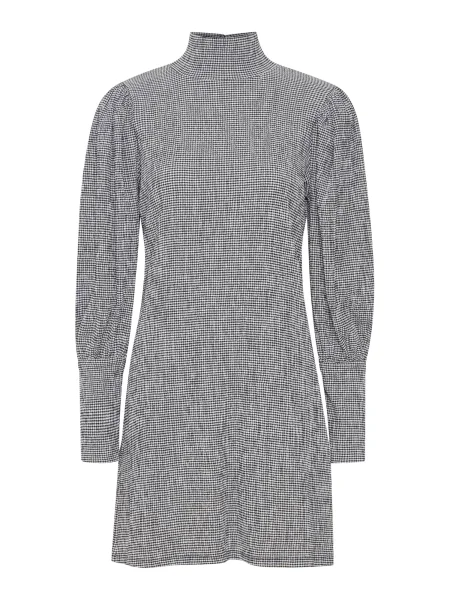 ICHI Rochie PERE negru alb