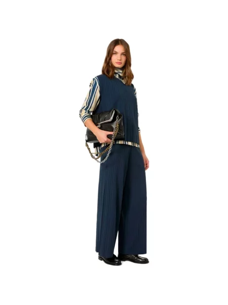Top Weekend Max Mara niebieski