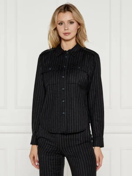 Michael Kors De lână cămașă gri