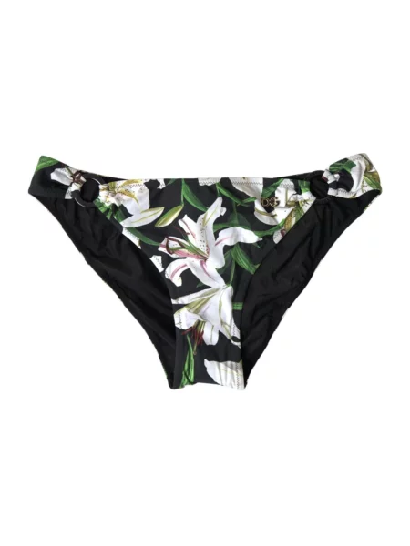 Wielobarwność bikini Dolce And Gabbana z nadrukiem czarne
