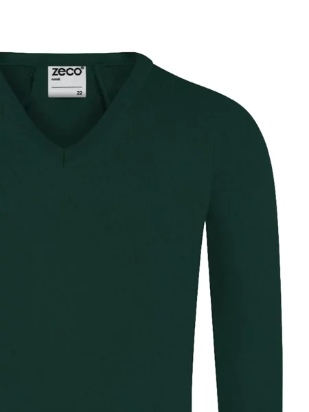 Sweter dziecięcy Zeco Schoolwear zielony