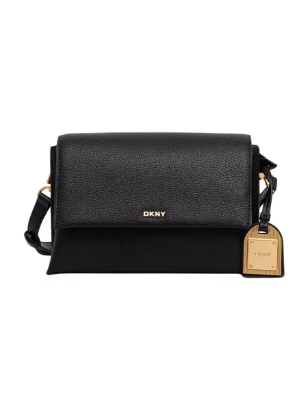 DKNY torebka crossbody skórzana ALYA czarna