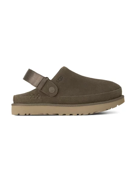 Natikači iz semiša UGG W Goldenstar Clog kaki