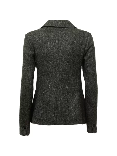 Sacou Circolo 1901 cu model herringbone verde