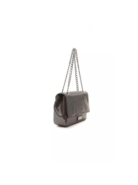 Torebka crossbody Pompei Donatella skórzana szara
