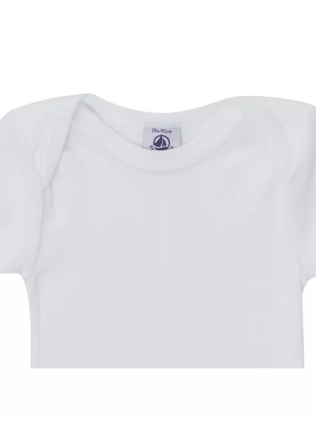 Body copii Petit Bateau alb