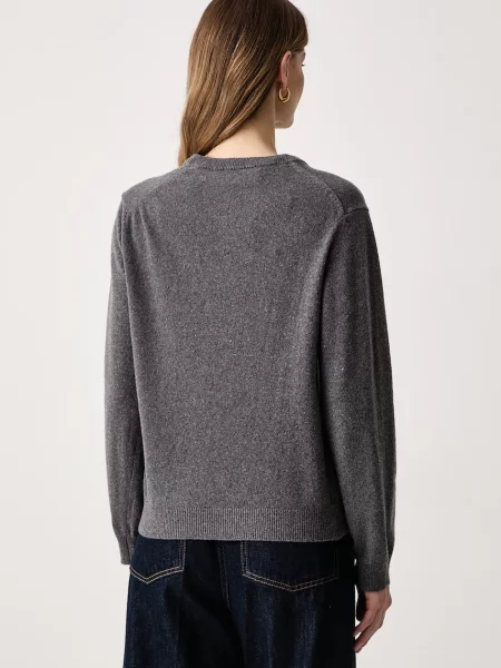 Haveone sweter z kaszmirem szary