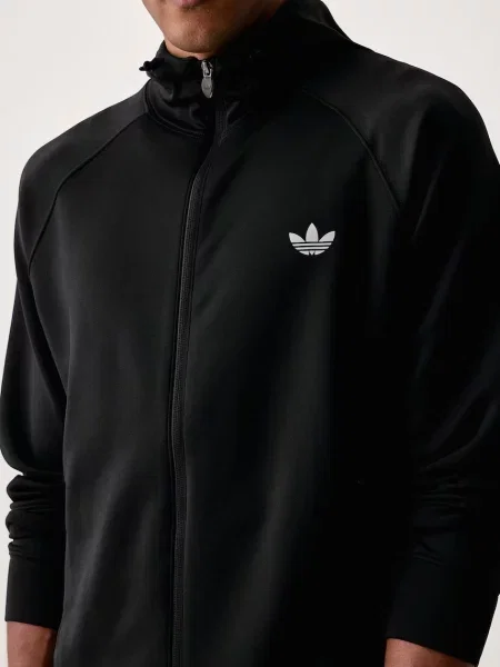 Суичър с качулка Adidas Originals с качулка черно