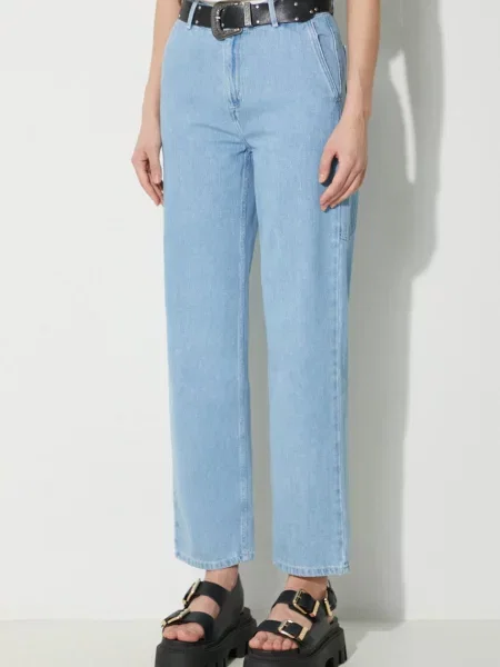 Τζιν παντελονι Carhartt WIP Pierce Pant Straight μπλε