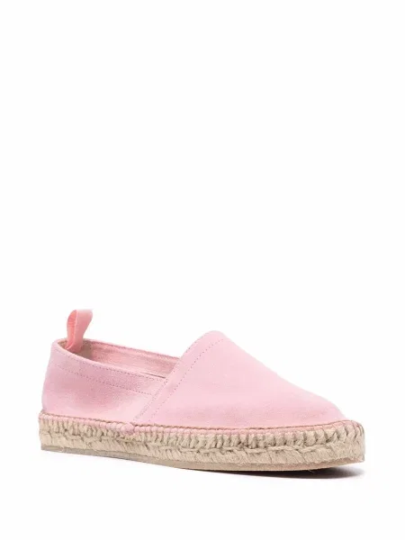 Semišové espadrilky Scarosso růžové