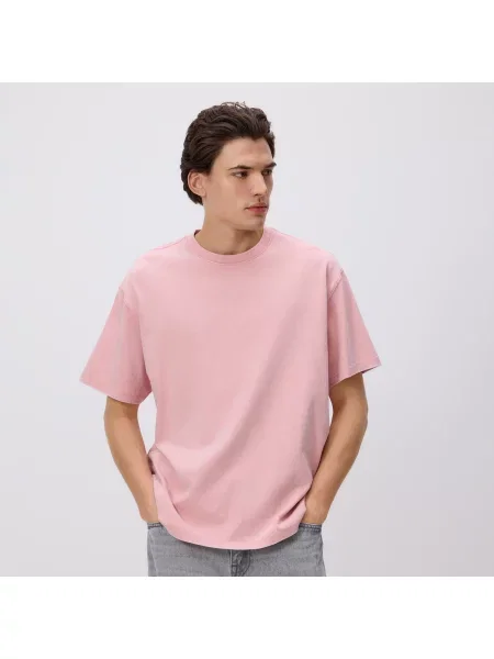 Reserved boxy tričko pastelově růžová