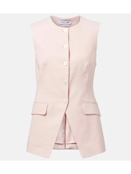 Vestă Veronica Beard de in roz