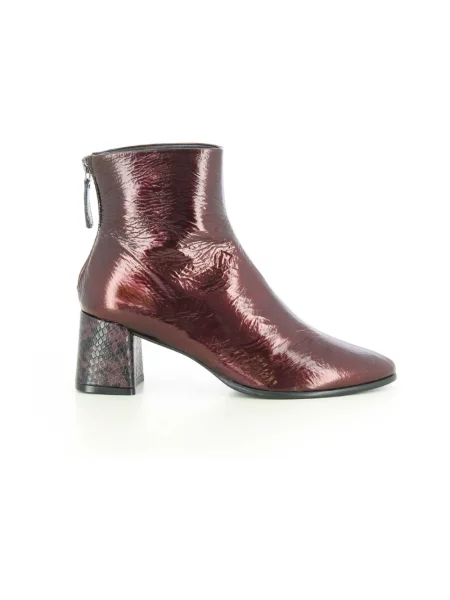 Botki Zinda eleganckie czerwone
