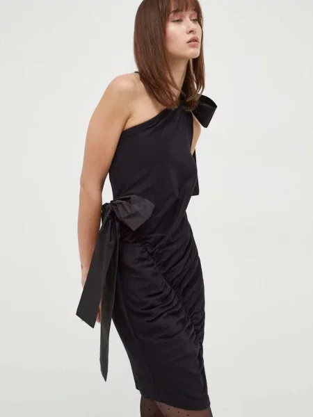 MSGM rochie mini evazati negru