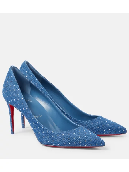Pantofi cu toc Christian Louboutin albastru