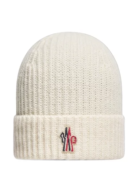 Czapka dziecięca Moncler Grenoble biała