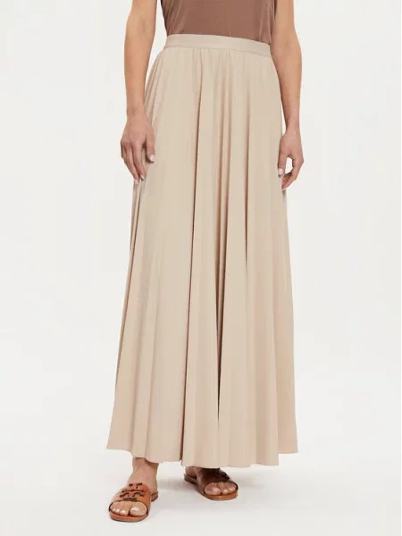 Plisirano krilo Max Mara Leisure bež