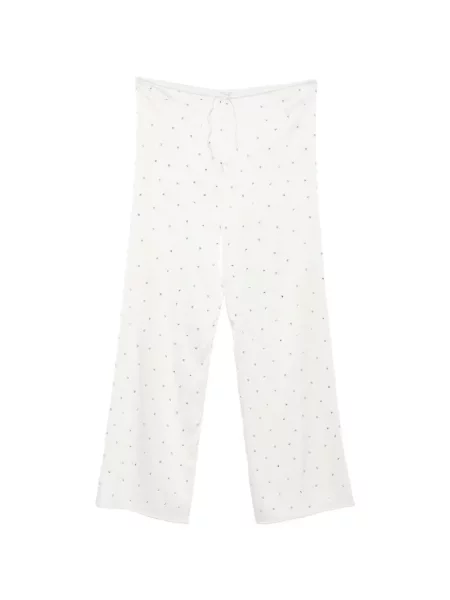 Pantaloni Oseree cu cordon alb