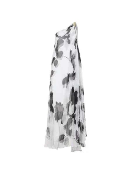 Rochie maxi Max Mara cu un umăr gol alb