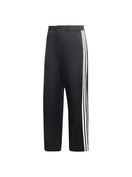 ADIDAS ORIGINALS Hlače 3 STRIPES PLEATED crna bijela