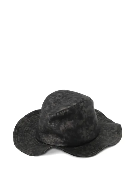 Căciulă Yohji Yamamoto din piele negru