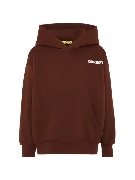 Bluza z kapturem dziecięca Barrow brązowa