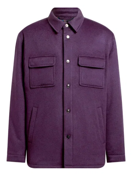 Кашмирена риза Etro виолетово