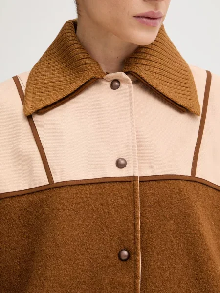 Sessun коротка куртка з вовною