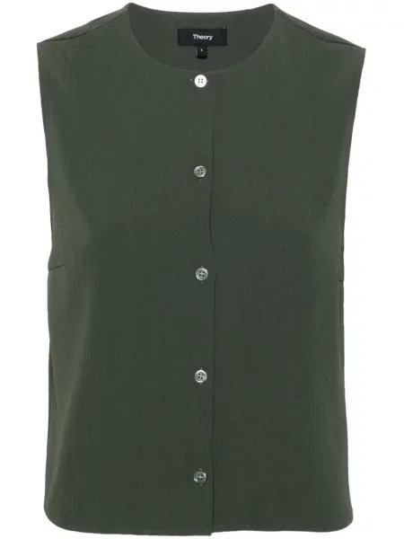 Kamizelka Theory z krepy zielona