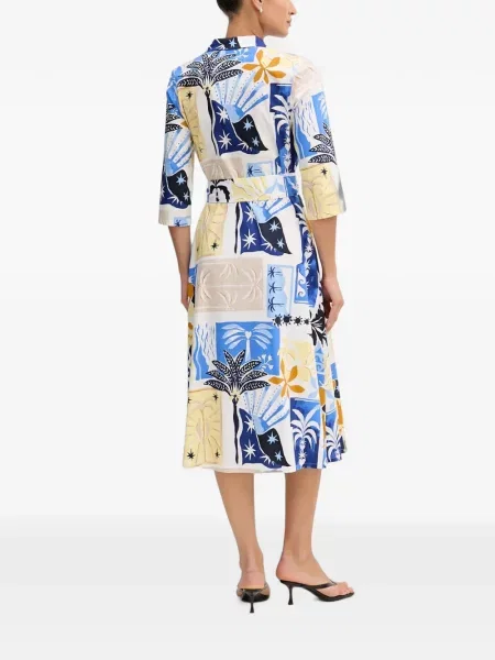 Rochie midi Joseph Ribkoff cu imagine plic albastru