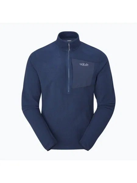 Мъжки суитшърт Rab Tecton Pull-On deep ink синьо
