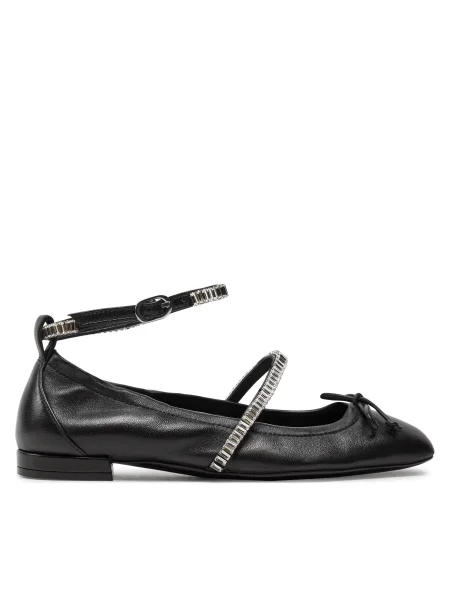 Balerina Stuart Weitzman Stefannie Balet Flat fekete