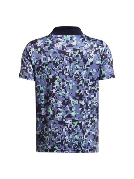 Tricou polo copii Under Armour albastru
