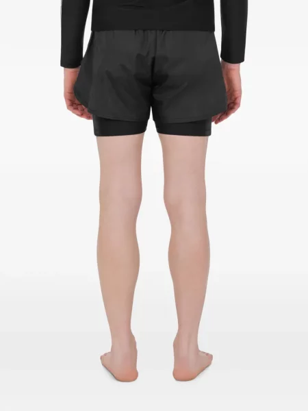 Pantaloni scurți Moschino cu imagine negru