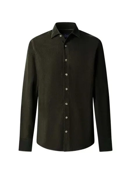 Lung cămașă Hackett London verde
