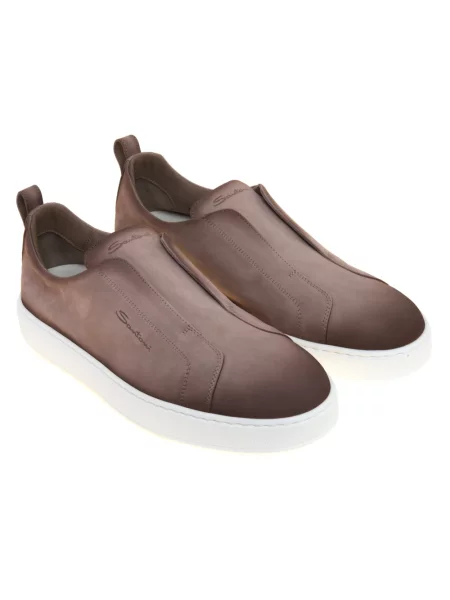 Sneakersy Santoni beżowe