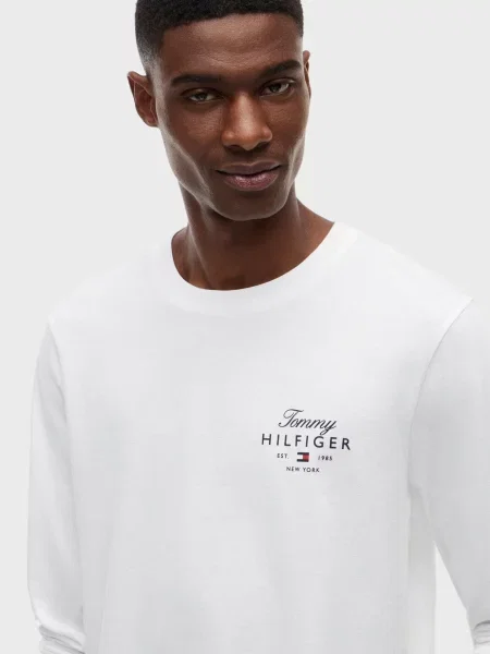 Лонгслив Tommy Hilfiger белый