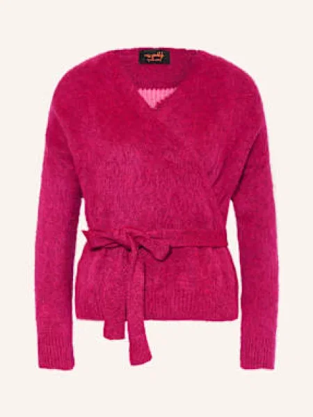 Miss Goodlife Sweter Z Dodatkiem Alpaki pink różowy