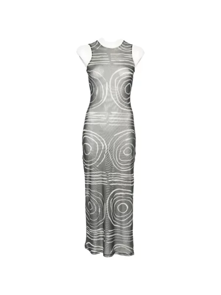 Rochie maxi Eckhaus Latta cu imagine verde