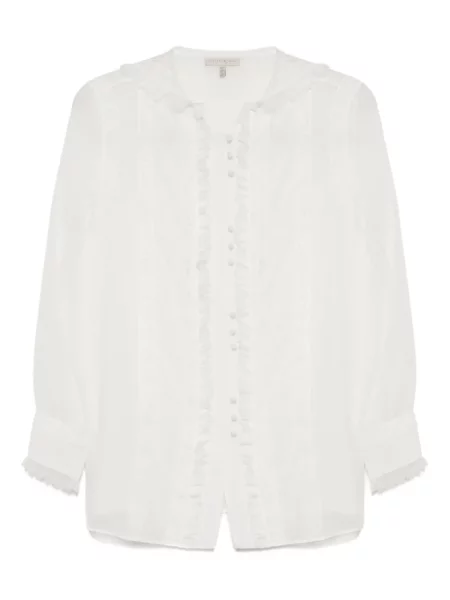 Koszula Shiatzy Chen z organzy biała
