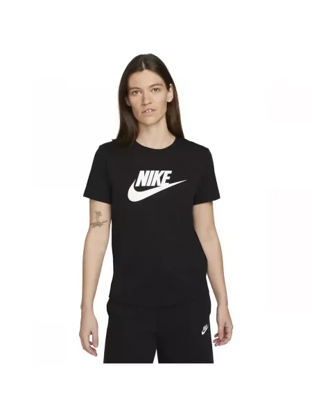 Női póló Nike Sportswear Club Essentials Logo black/white. Méret: M fehér