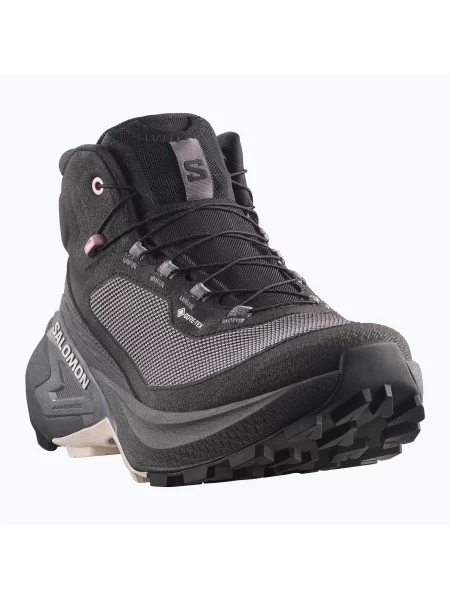 Încălțăminte de drumeție pentru femei Salomon Genesis Mid GTX black/dawn pink negru